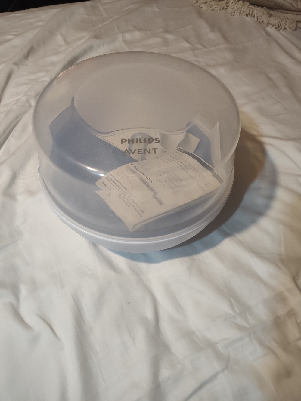 Philips Avent White Microwave Sterilizer - Fast Steam Sanitizer